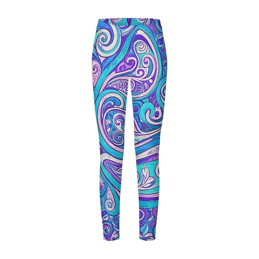 Yoga Of Fitness - Damskie legginsy sportowe z wysokim stanem,